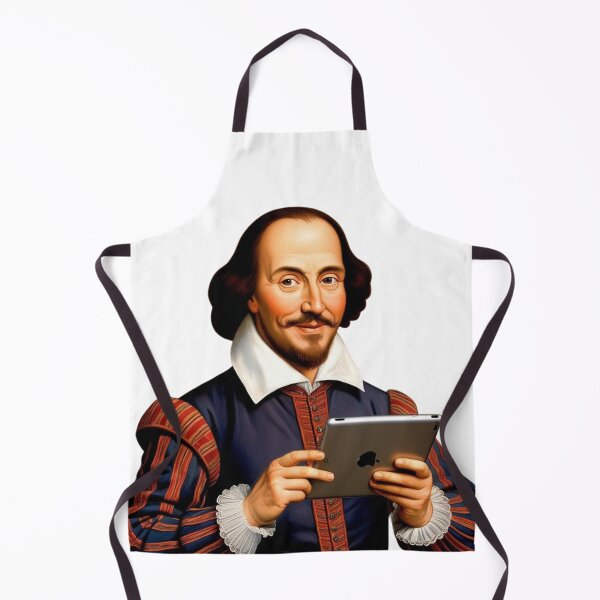 Item preview, William Shakespeare v Modern Tech. Funny No Text. designed and sold by Shoot-The-Moon.