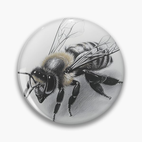 Item preview, Realistic Bee pencil drawing designed and sold by Pencil-Art.