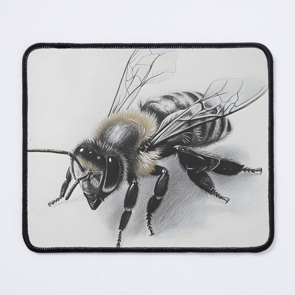 Item preview, Realistic Bee pencil drawing designed and sold by Pencil-Art.