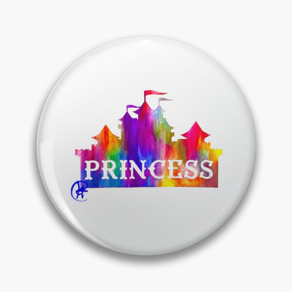 Item preview, Princess Castle Watercolor Art  designed and sold by Kalli Taub Art.