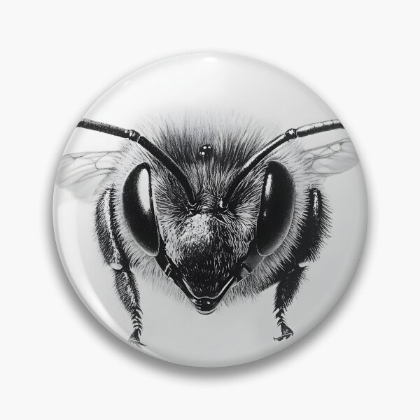 Item preview, Realistic Bee pencil drawing designed and sold by Pencil-Art.