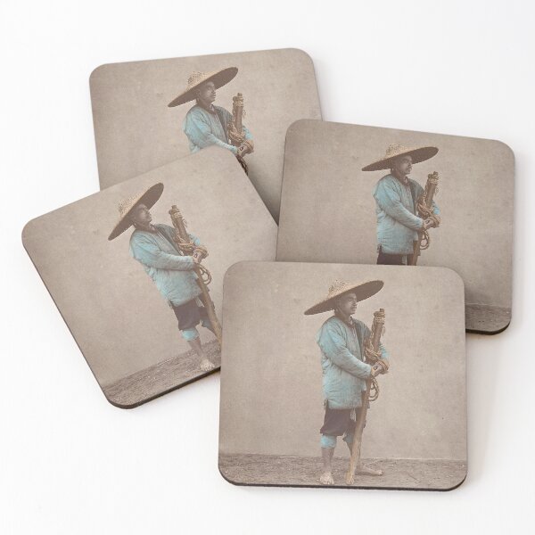 Item preview, Chinese man with a hat designed and sold by 19th Century in Color.