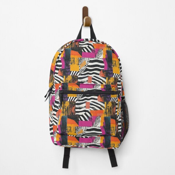 Item preview, Textile Collage of Wild Prints designed and sold by MidArtForge.