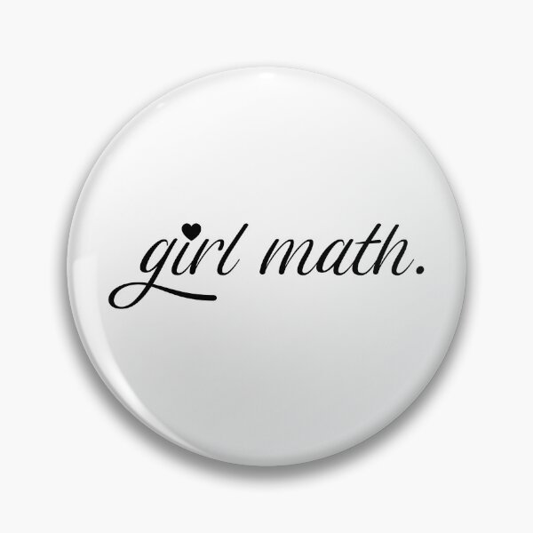 Item preview, girl math | aesthetic text different font with heart designed and sold by allogy.