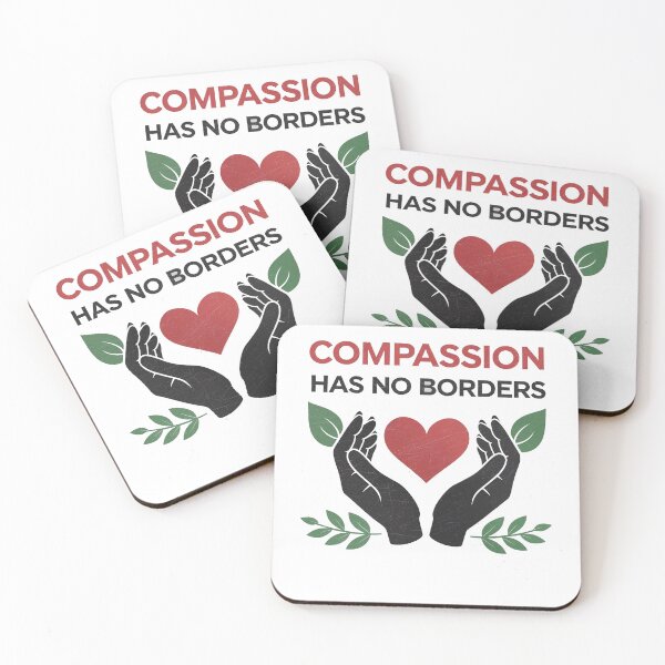 Item preview, Compassion Has No Borders  designed and sold by studiopekepeke.