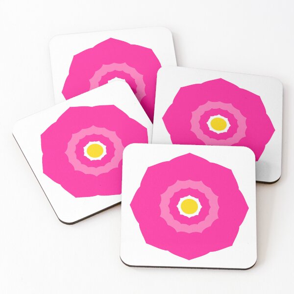 Item preview, Vivid Pink Symmetrical Flower designed and sold by Fikuall.