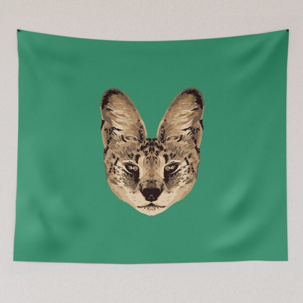 Item preview, Serval Portrait designed and sold by GeoCreate.