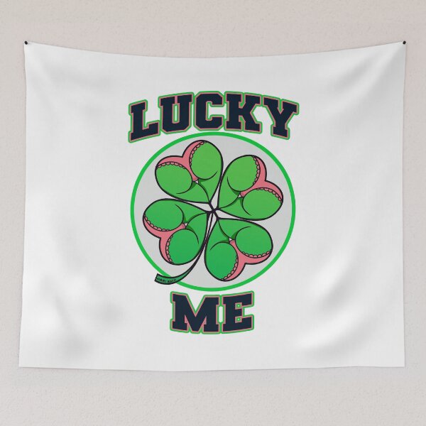 Item preview, Lucky Me! Booty clover Irish varsity design designed and sold by jimmy-digital.