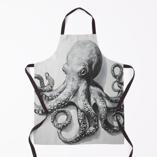 Item preview, Realistic Octopus pencil drawing designed and sold by Pencil-Art.