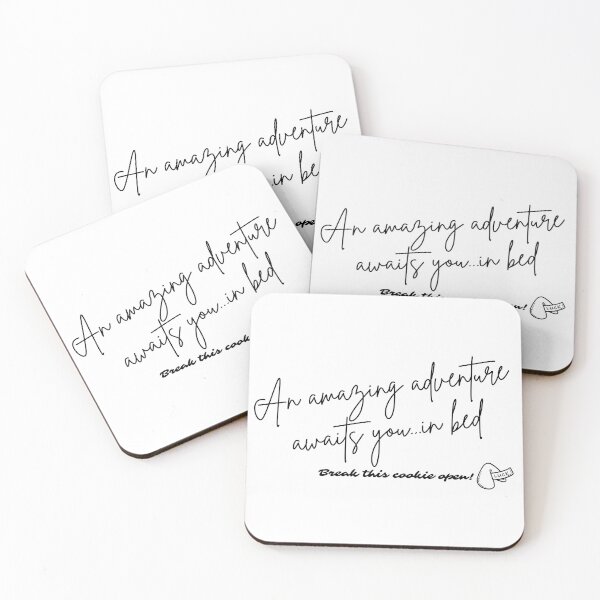 Item preview, Fortune Cookie - An amazing adventure awaits you...in bed (black font) designed and sold by Whimsical Mirth.