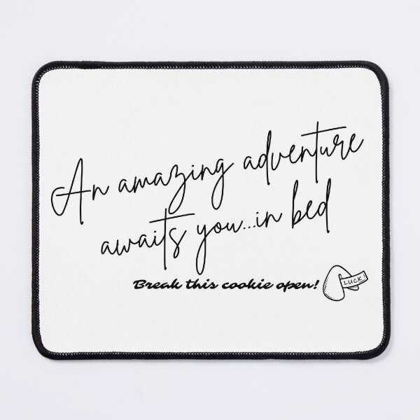 Item preview, Fortune Cookie - An amazing adventure awaits you...in bed (black font) designed and sold by Whimsical Mirth.