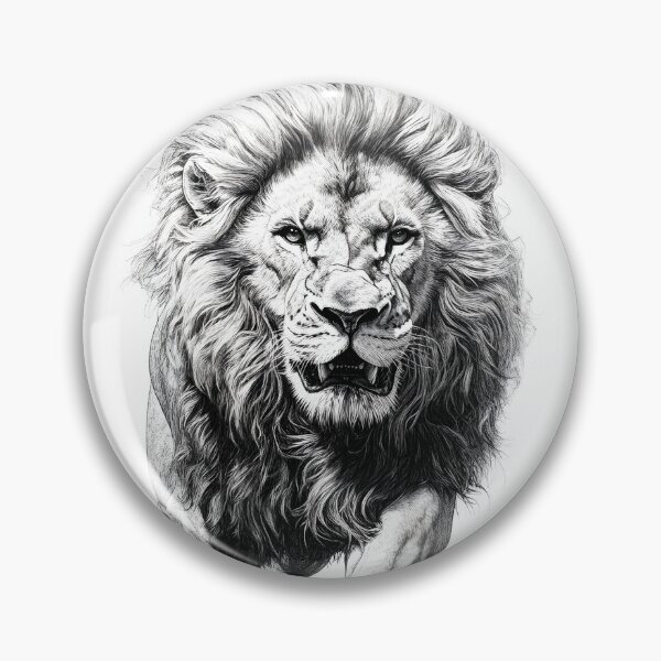 Item preview, Realistic lion pencil drawing designed and sold by Pencil-Art.