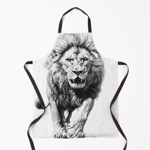 Item preview, Realistic lion pencil drawing designed and sold by Pencil-Art.
