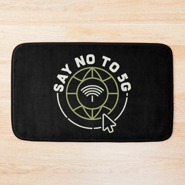 Item preview, Say No to 5G Globe & WiFi Design designed and sold by venomousvector.
