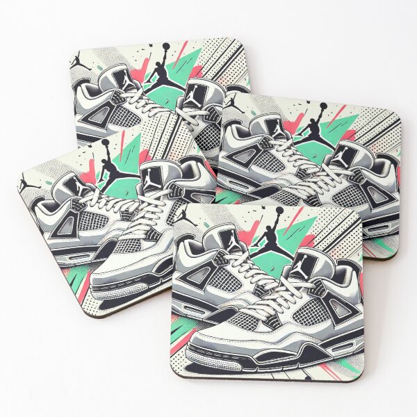 Item preview, Jordan 4 Sneaker Art – Dream Big, Hustle Harder – Motivational Streetwear Poster designed and sold by 212sneakers.