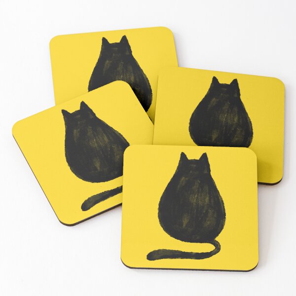 Item preview, Black Cat back silhouette designed and sold by adelacreative.