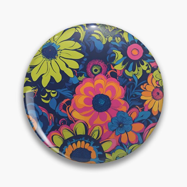 Item preview, Vibrant Retro Floral Botanical Flawer Design designed and sold by mateuszwrz.