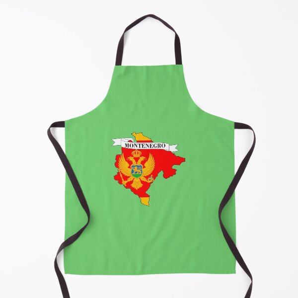 Item preview, montenegro flag map designed and sold by visual adventures.