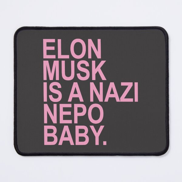 Item preview, Elon Musk is a Nazi nepo baby - Ayanna Pressley (dusty pink) designed and sold by Thelittlelord.