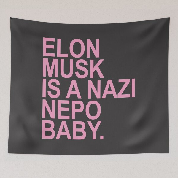 Item preview, Elon Musk is a Nazi nepo baby - Ayanna Pressley (dusty pink) designed and sold by Thelittlelord.