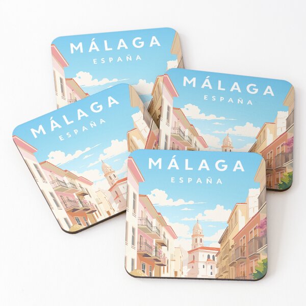 Artikelvorschau, Málaga Spanien Reisedruck Malaga entworfen und verkauft von Wander-World.