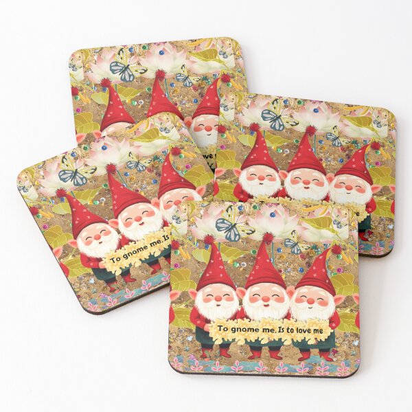 Item preview, To Gnome Me Is To Love Me – Whimsical Garden Fun designed and sold by Molly's Gone Mad .