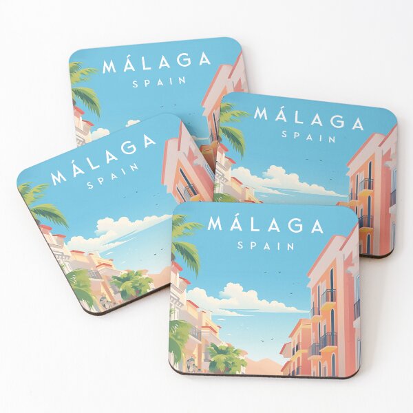Artikelvorschau, Málaga Spanien Reisedruck Malaga entworfen und verkauft von Wander-World.