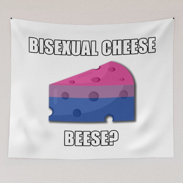 Item preview, Bisexual Cheese, Beese? designed and sold by Quinsime’s super awesome merch shop.