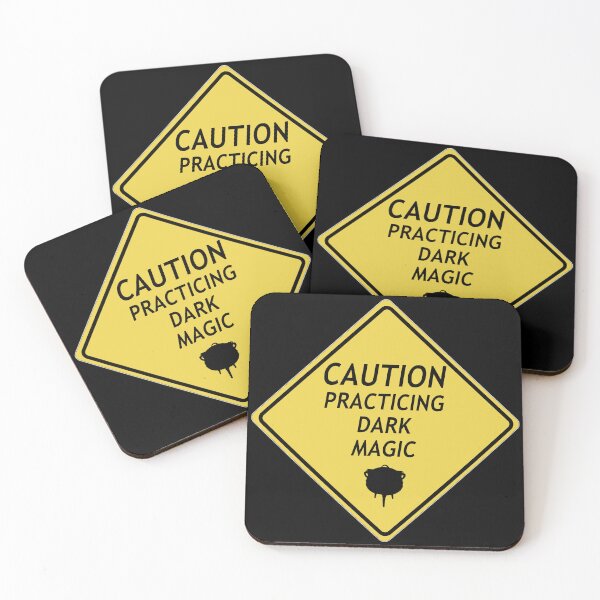 Item preview, Caution, Practicing dark magic designed and sold by WordyDreams.