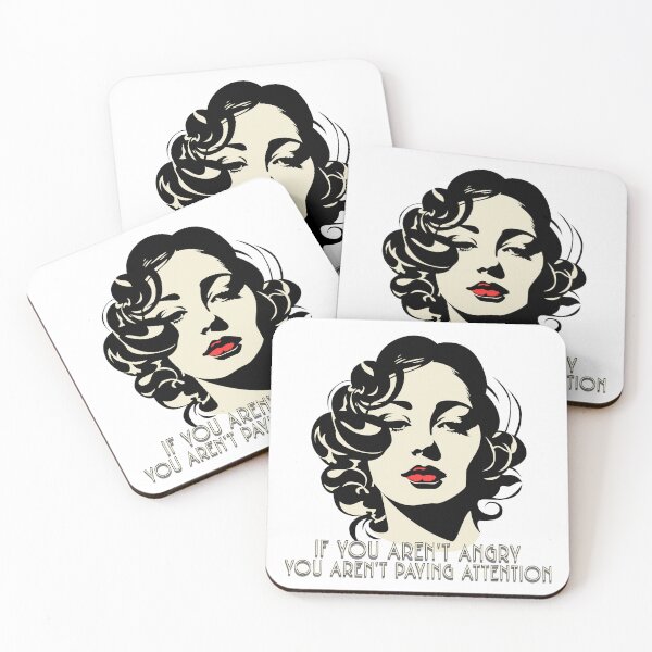 Item preview, IF YOU AREN'T ANGRY YOU AREN'T PAYING ATTENTION designed and sold by KimRG.