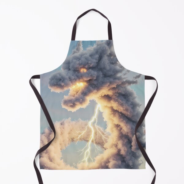 Item preview, Surreal Dragon Figures Storm Clouds Digital Art Vibes designed and sold by ART ATTACK ZONE.