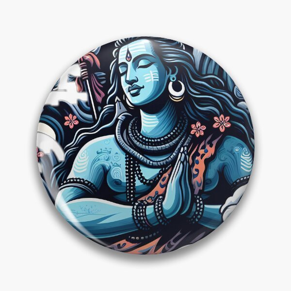 Item preview, Maha Shivaratri Divine Lord Shiva Illustration designed and sold by InevitableAum.