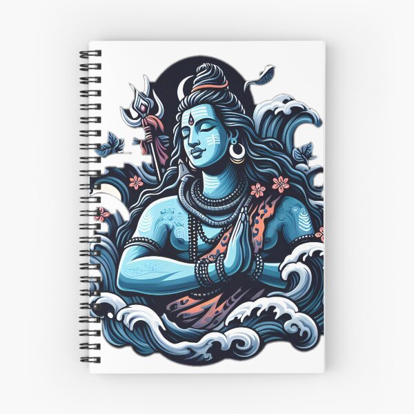 Item preview, Maha Shivaratri Divine Lord Shiva Illustration designed and sold by InevitableAum.