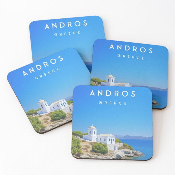 Item preview, Andros Greece Travel Print  designed and sold by Wander-World.