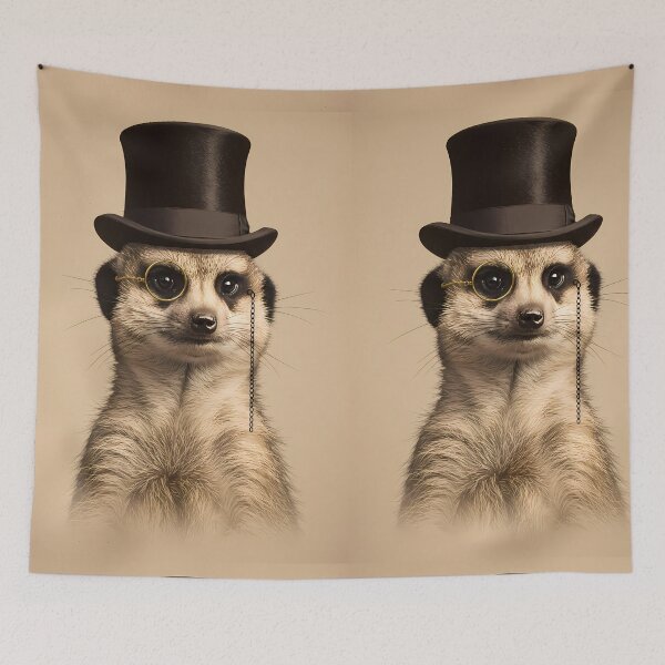 Item preview, Retro Poster Animal Celestial Figures Digital Art Vibes designed and sold by ART ATTACK ZONE.