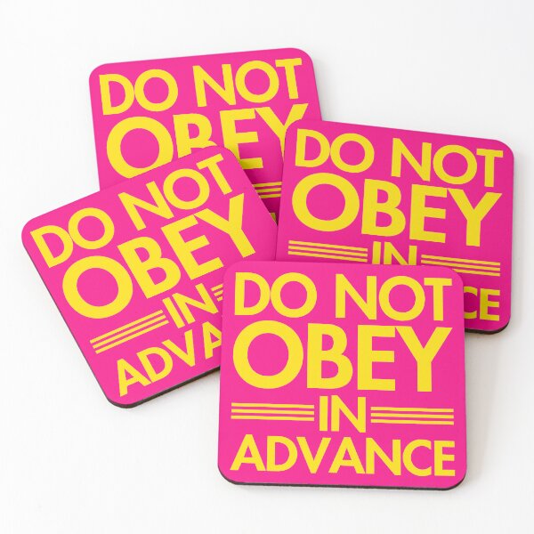 Item preview, Do NOT Obey in Advance - yellow 2.0 designed and sold by Thelittlelord.