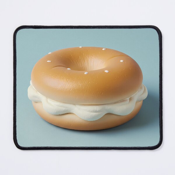 Item preview, 3D Cream Food Snack Breakfast Dinner Art Blue designed and sold by ART ATTACK ZONE.