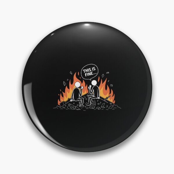 Item preview, This Is Fine designed and sold by SignumShop.