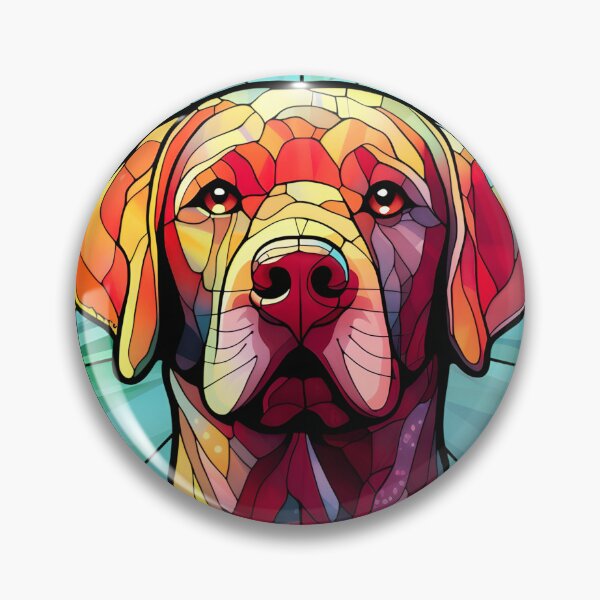 Item preview, Stained Glass Labrador Retriever  designed and sold by TheAnimalZ00.