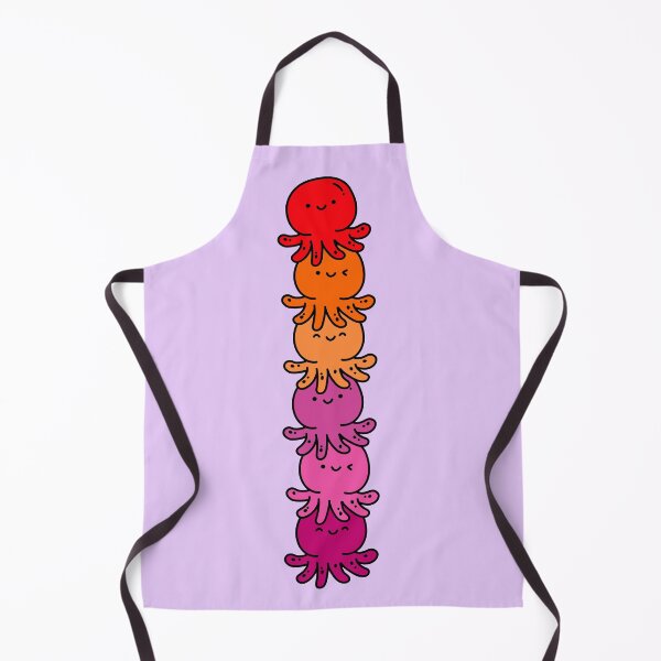 Item preview, Lesbian Pride Octopus designed and sold by PeachyLitchi.