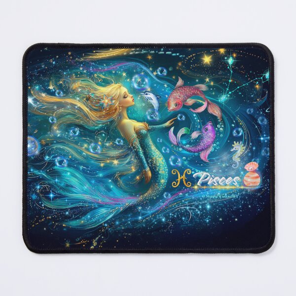 Item preview, Pisces - Zodiac Sign, Astrology, February, March, Star Sign, Water Sign, Constellation, OOAK designed and sold by StoneofWisdom.