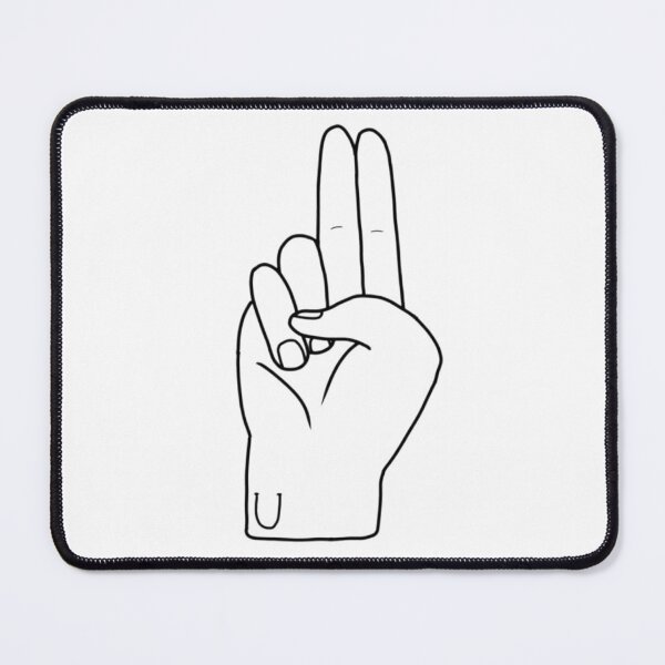 Item preview, ASL letter U designed and sold by Artistkhg.