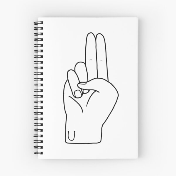 Item preview, ASL letter U designed and sold by Artistkhg.