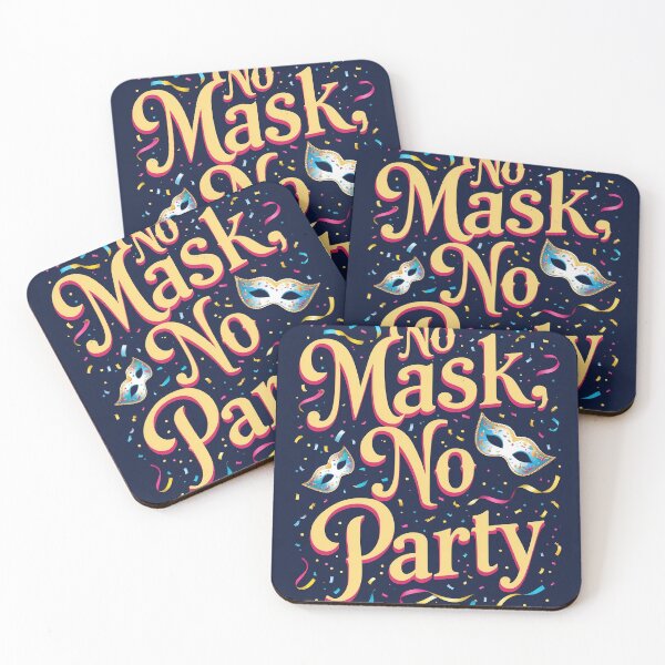Item preview, No Mask, No Party designed and sold by Sartawsky.