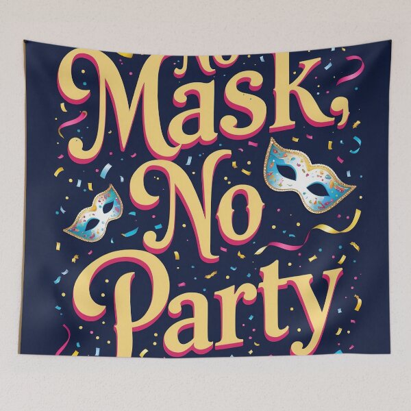 Item preview, No Mask, No Party designed and sold by Sartawsky.