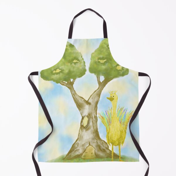 Item preview, Unique tree house and an adorable bird S16  designed and sold by greenPQBstudio.