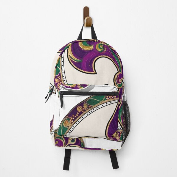 Item preview, Mardi Gras Fleur-de-Lis Mandala – Festival Art Print designed and sold by DehatiCanvas.