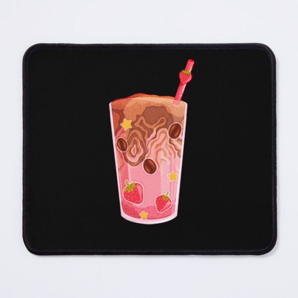 Item preview, Strawberry latte (black) designed and sold by Planetkaz.