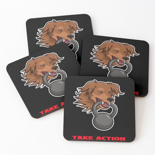 Item preview, Take Action, Kettlebell Dog designed and sold by Lilmoo31.