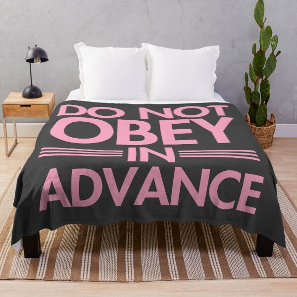 Item preview, Do NOT Obey in Advance - dusty pink designed and sold by Thelittlelord.